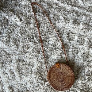 Koret rattan crossbody bag